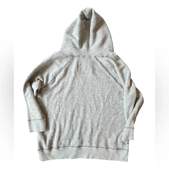 Hollister Gray Hoodie with Pink Surfing Patch - Picture 2 of 6